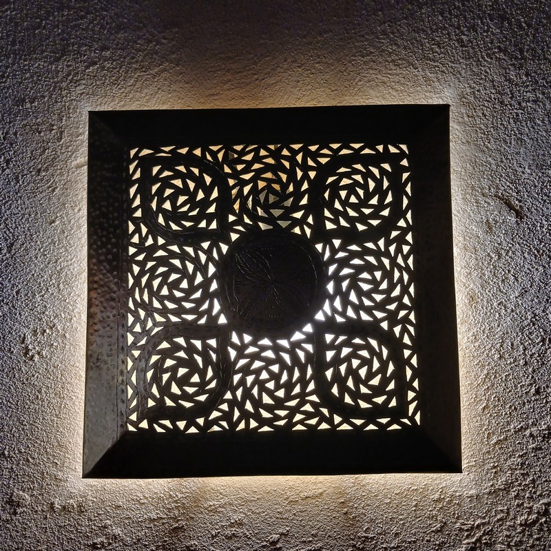 Plafón de cobre Erfoud 28cm - Imagen 2