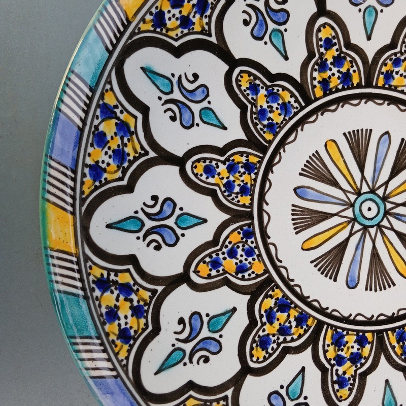 Plato de cerámica 35cm plano Kasbah - Imagen 4