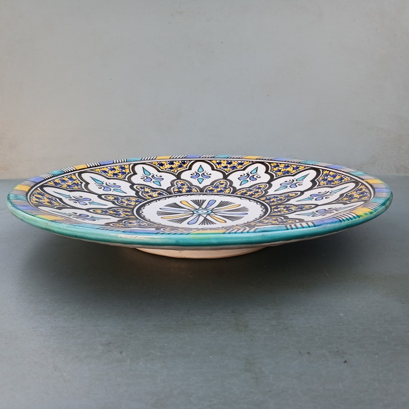 Plato de cerámica 35cm plano Kasbah - Imagen 2