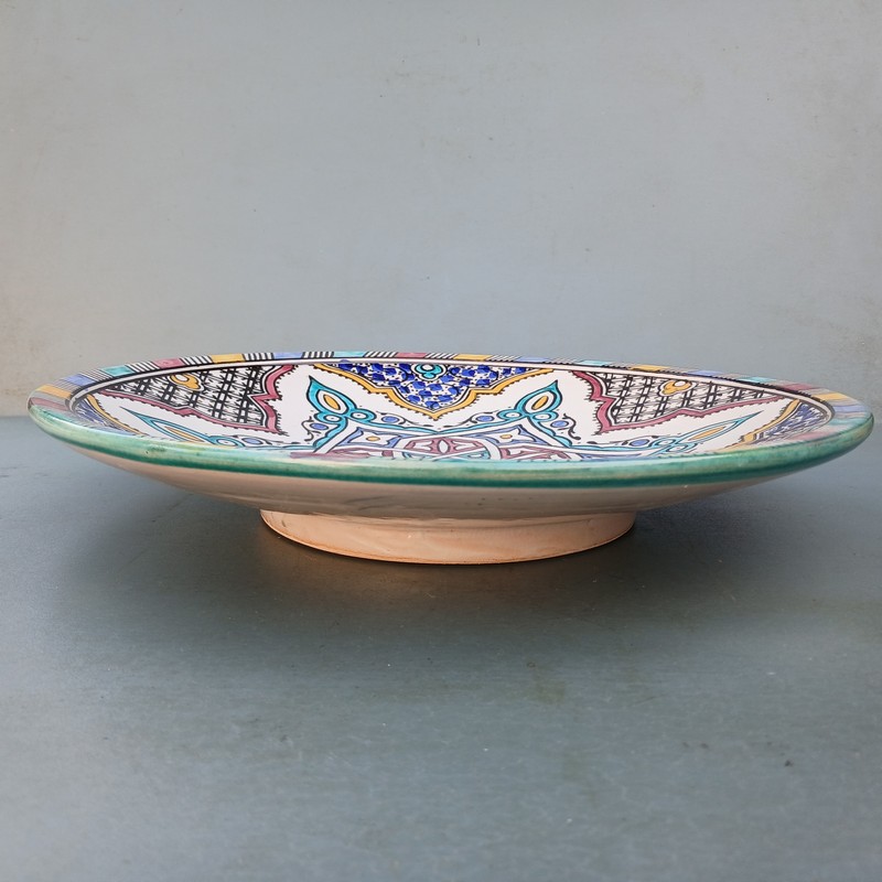 Plato de cerámica 35cm plano Nejma - Imagen 2