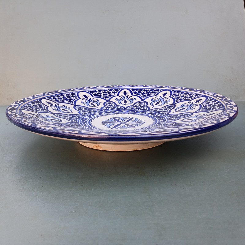 Plato de cerámica 35cm plano Tuareg - Imagen 2