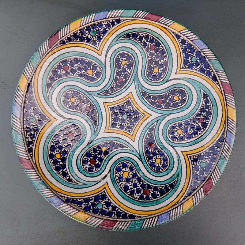 Plato de cerámica 35cm plano Selham
