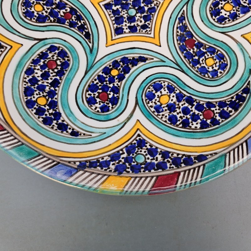 Plato de cerámica 35cm plano Selham - Imagen 3